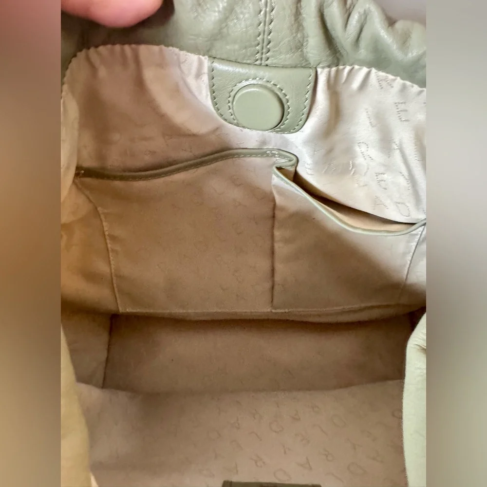 RADLEY LONDON Olive Green Leather Hobo Bag